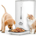 7L Smart Automatic Pet Feeder - Electronic Digital Dry Food Storage Meal Dispenser W/Built-In Microphone, Voice Recorder, Optional Battery, Timer Programmable to Feed Cat and Dog -  SLAPF30