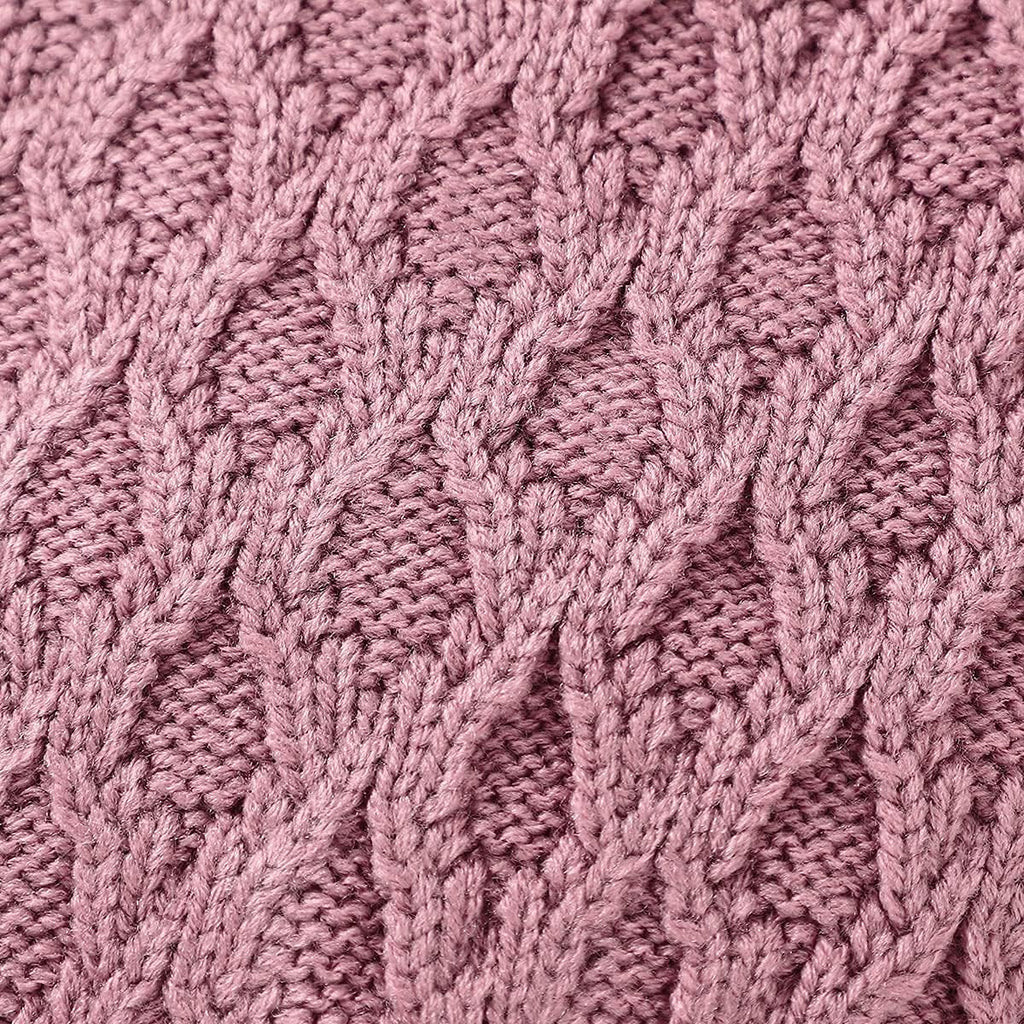 Knitted Braid Turtleneck Sweater Knitwear Warm Outerwear for Dogs & Cats