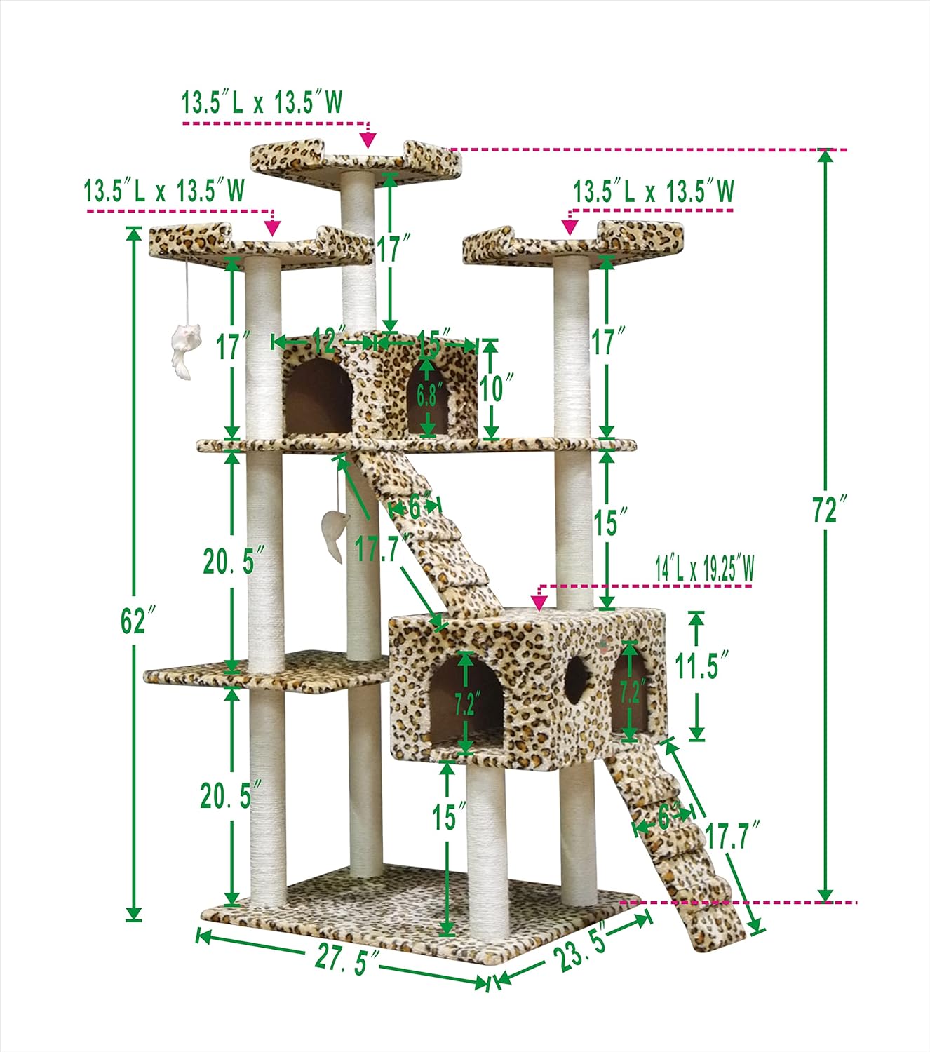 Cat Tree Leopard Print